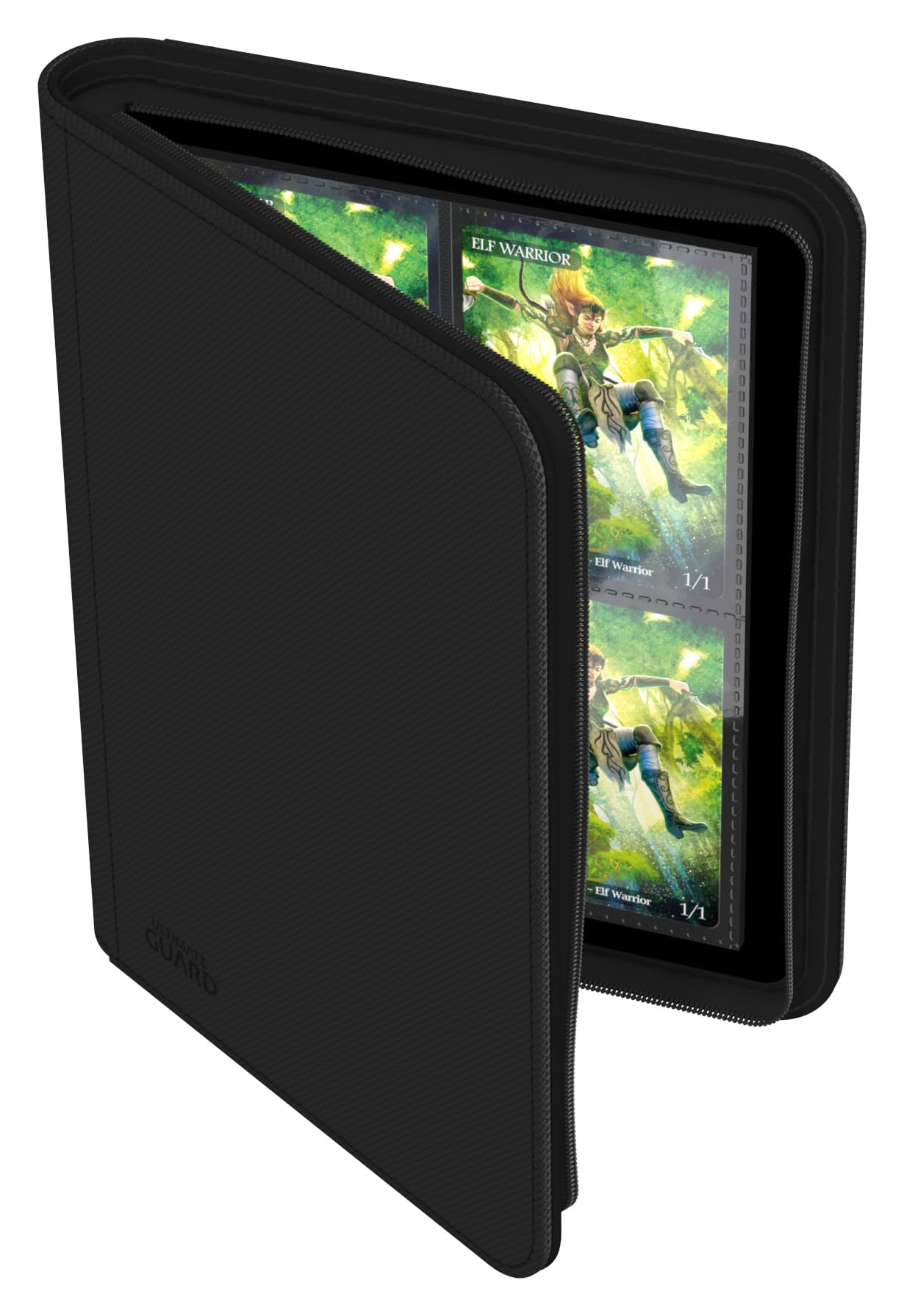 Ultimate Guard Zipfolio 160 holds 80 cards in sleeves for tournaments.