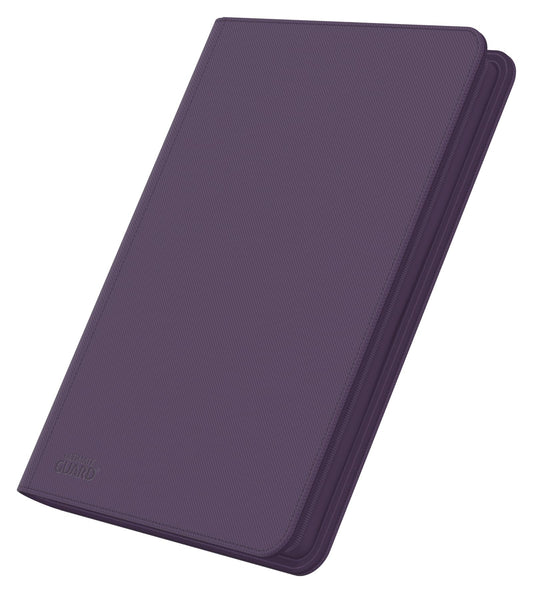 Ultimate Guard Zipfolio 320 purple uses acid-free, PVC-free materials for safe storage.