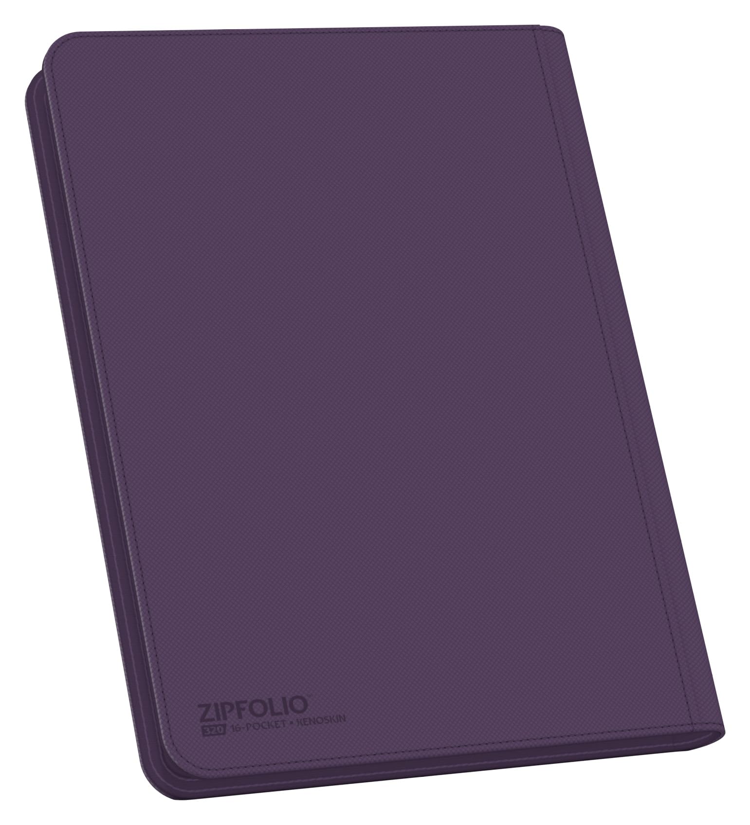 Ultimate Guard Zipfolio 320 purple features a secure zipper closure for transport.