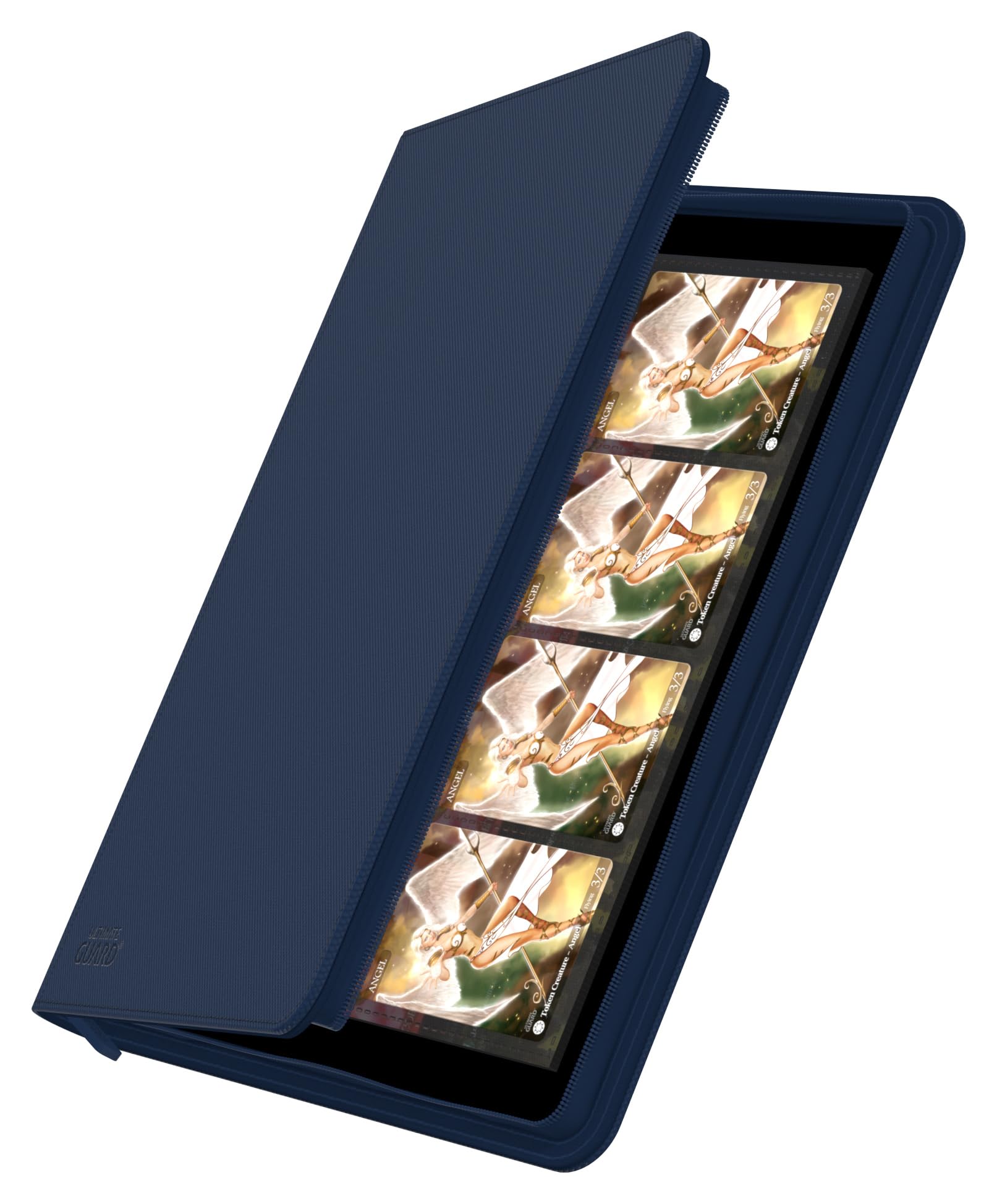 Side-loading pockets allow quick access to cards during games