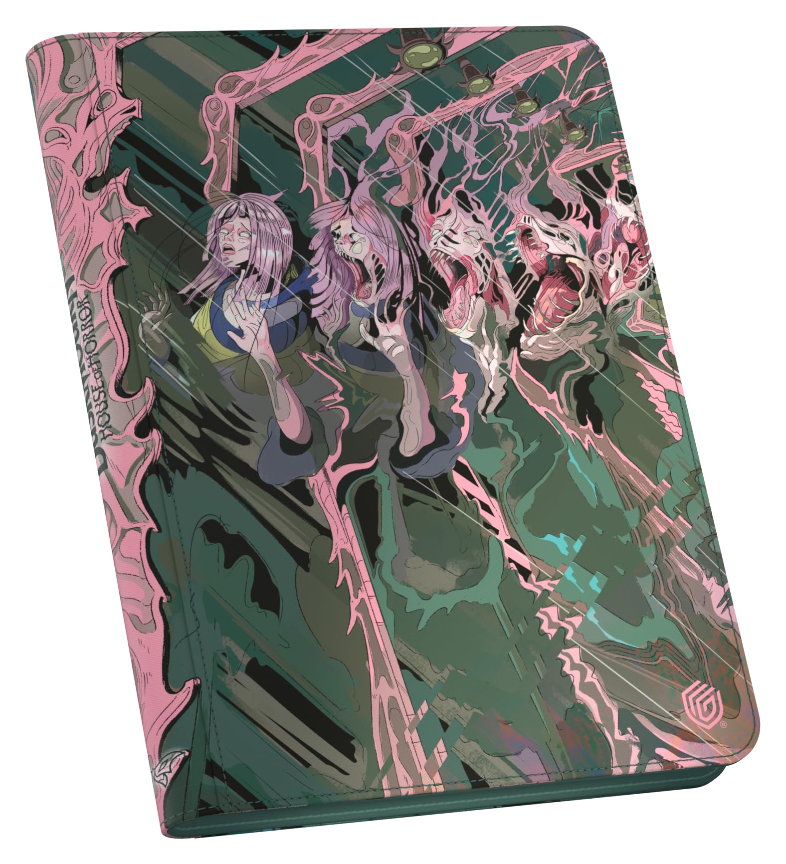Ultimate Guard Zipfolio 360 Duskmourn front cover with licensed MTG art for collectors.