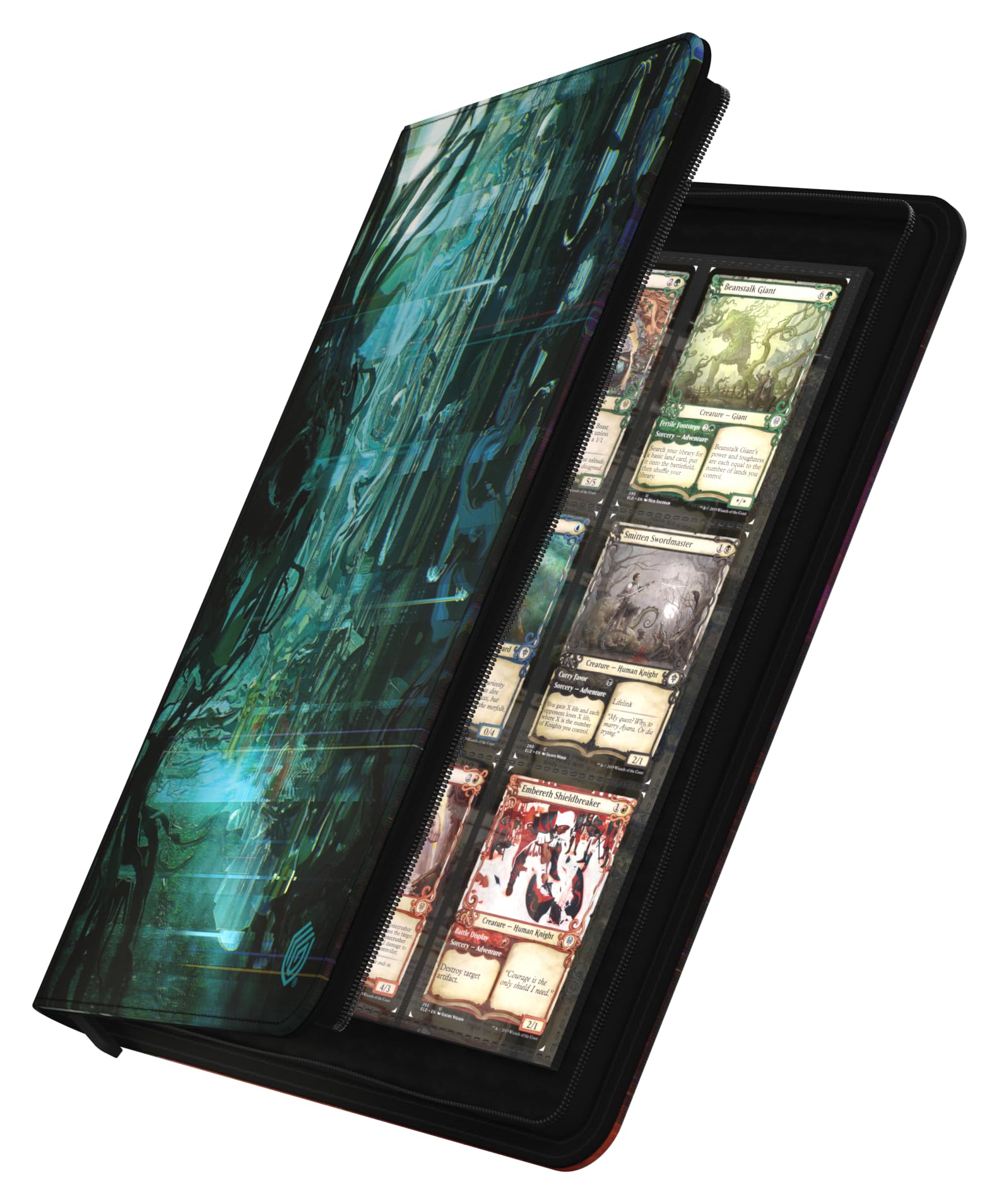 Ultimate Guard Zipfolio 360 side-loading design for easy card handling.