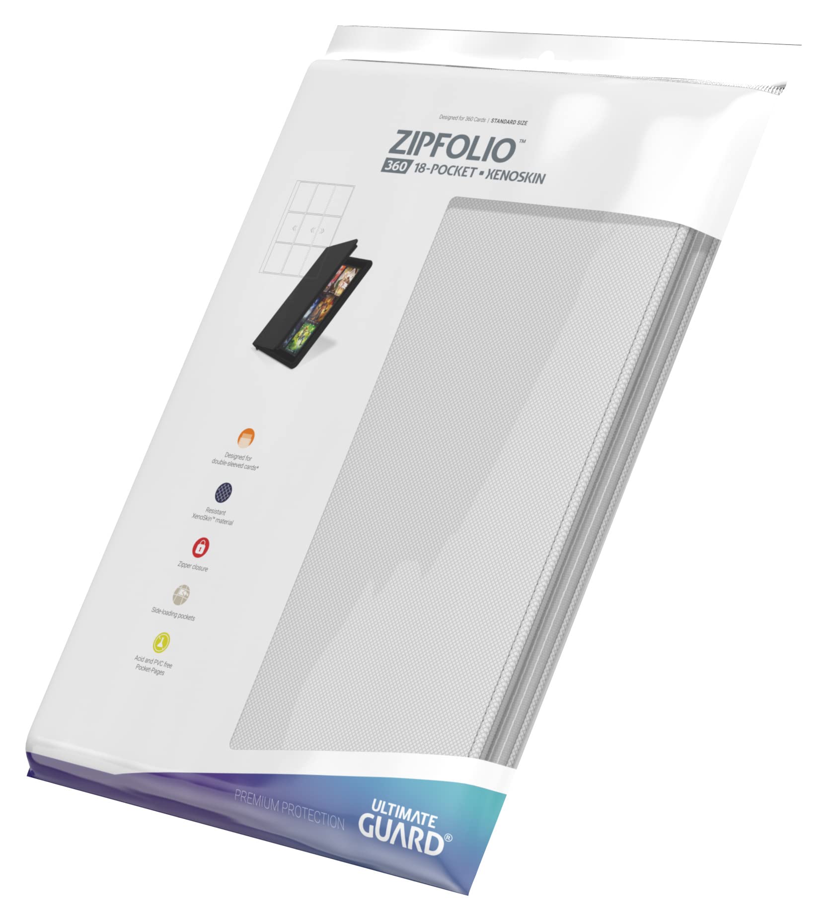 Ultimate Guard Zipfolio 360 compact design eases transport and storage.