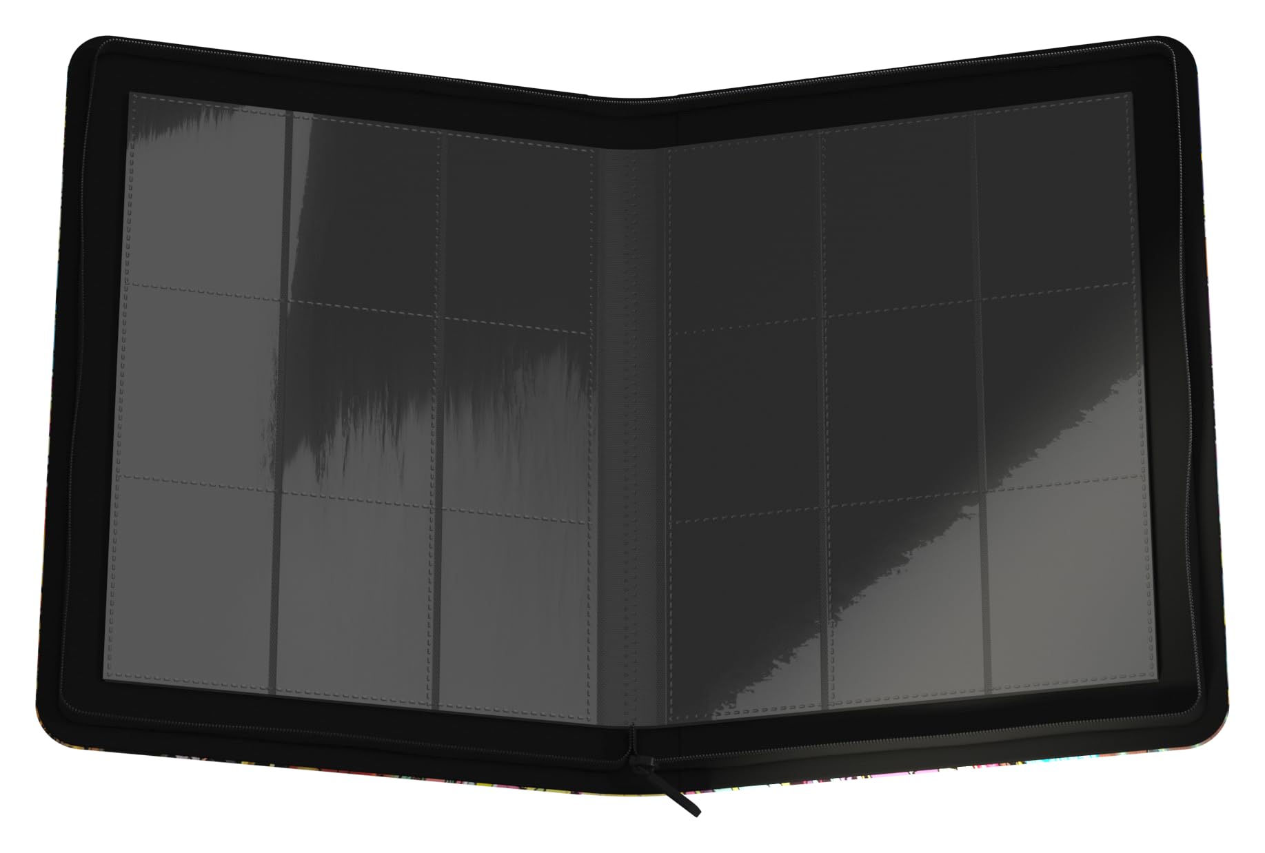 Binder ready for double-sleeved cards.