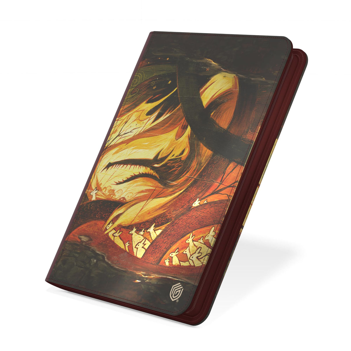 Ultimate Guard Zipfolio 360 Xenoskin with zipper closure keeps MTG cards secure during transport.