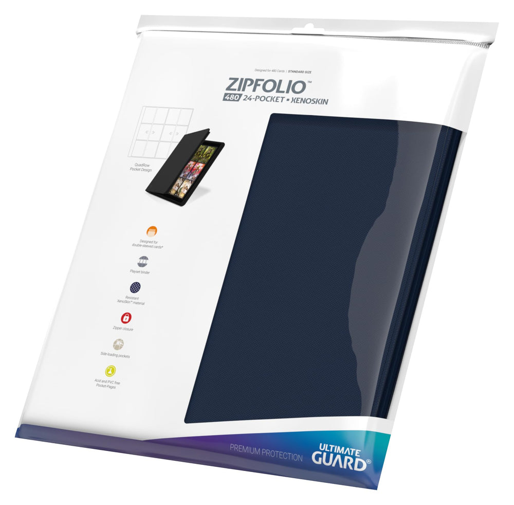 Side-loading pages in Ultimate Guard Zipfolio 480 enable easy organization.