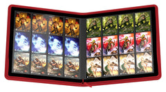 Ultimate Guard Zipfolio 480 Quadrow Red portable design for game night on the go.