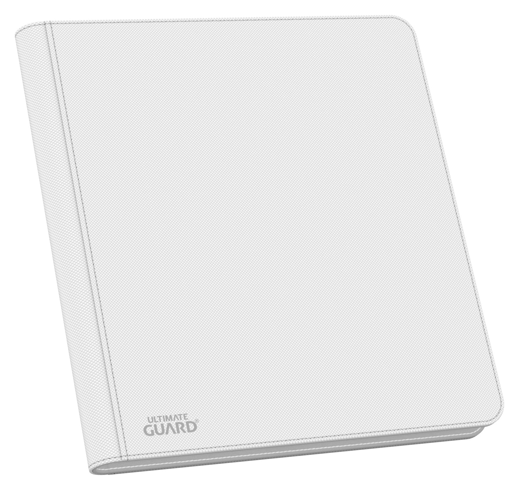 Ultimate Guard Zipfolio 480 White front view with clean lines and durable cover.