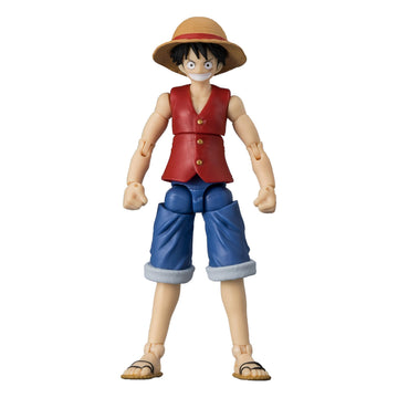 Ultimate Legends Monkey D. Luffy articulation close-up shows 27 pose points.
