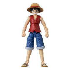 Ultimate Legends Monkey D. Luffy articulation close-up shows 27 pose points.