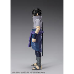 Ultimate Legends Naruto Sasuke 5-inch detailed face sculpt for authentic likeness.