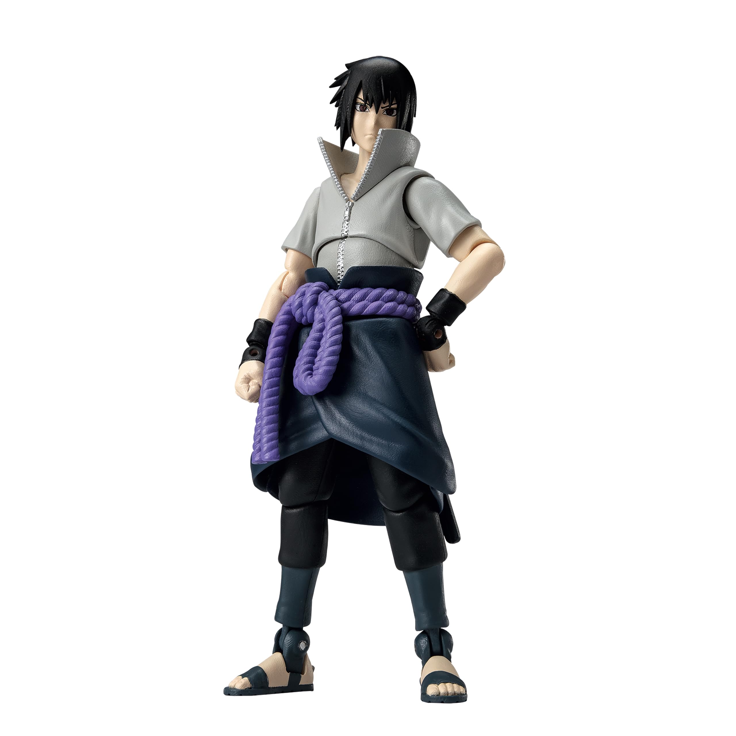 Ultimate Legends Naruto Sasuke 5-inch front view figure for display and posing.