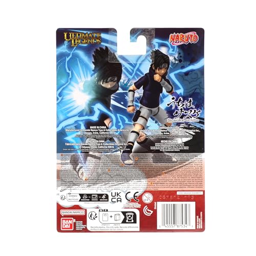 Ultimate Legends Naruto Sasuke Young 5in figure packaging image