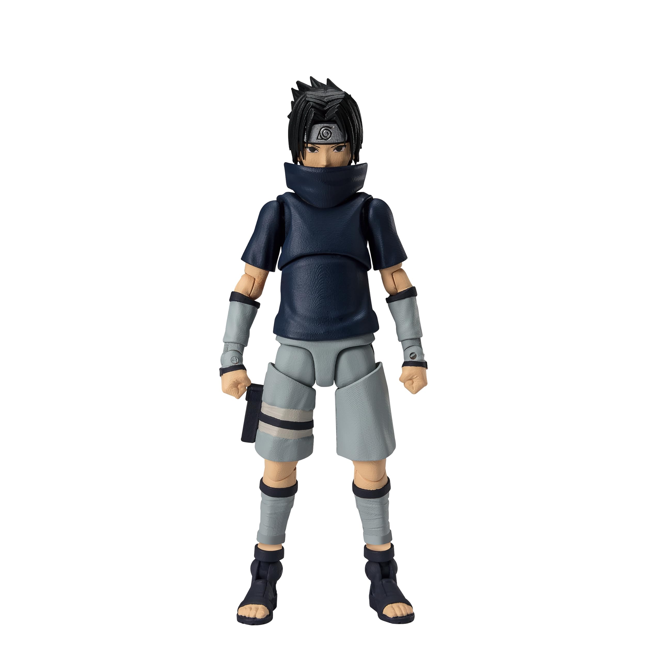 Ultimate Legends Naruto Sasuke Young 5in figure front view for display and collection