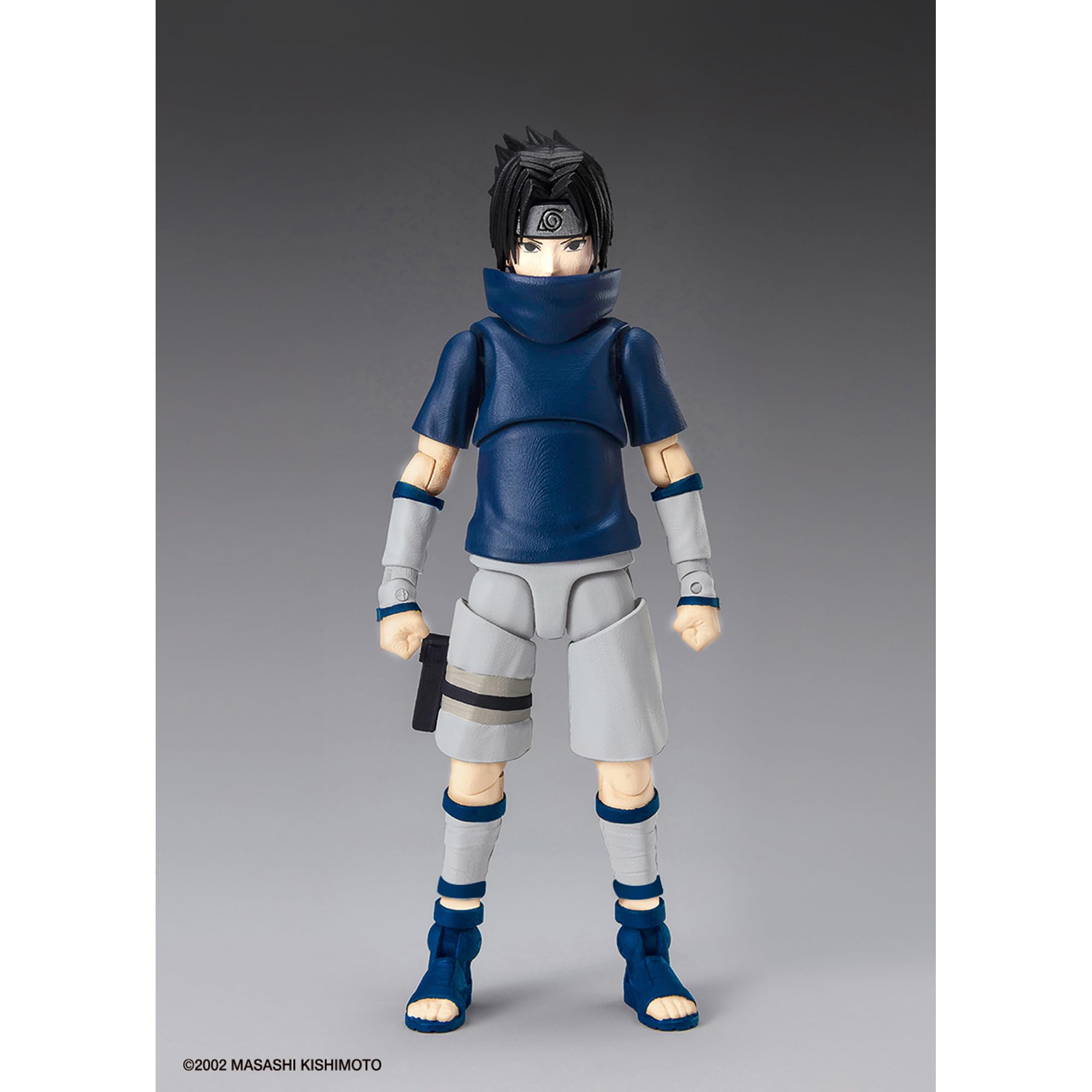Ultimate Legends Sasuke figure side pose for dynamic display