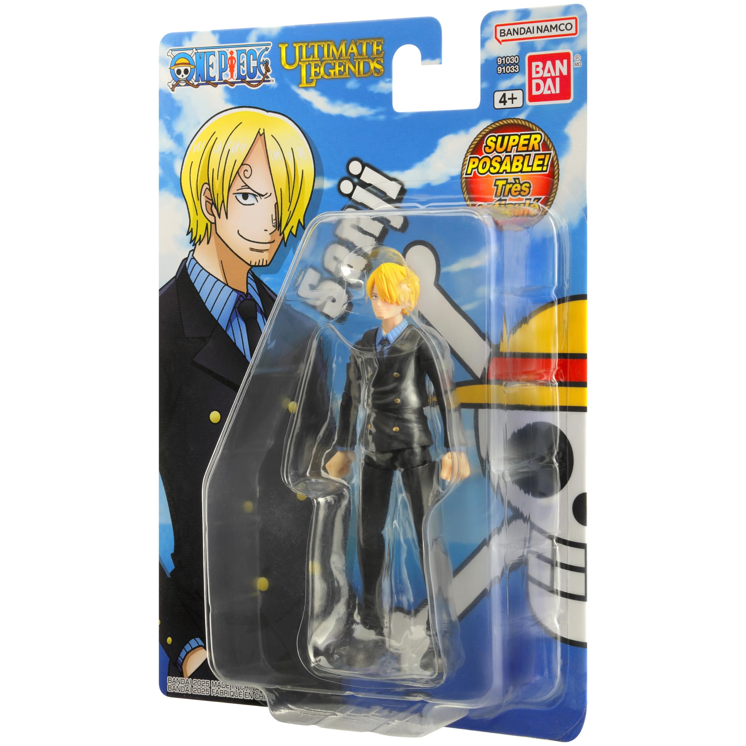 Ultimate Legends Sanji display stand ready for dynamic setups.