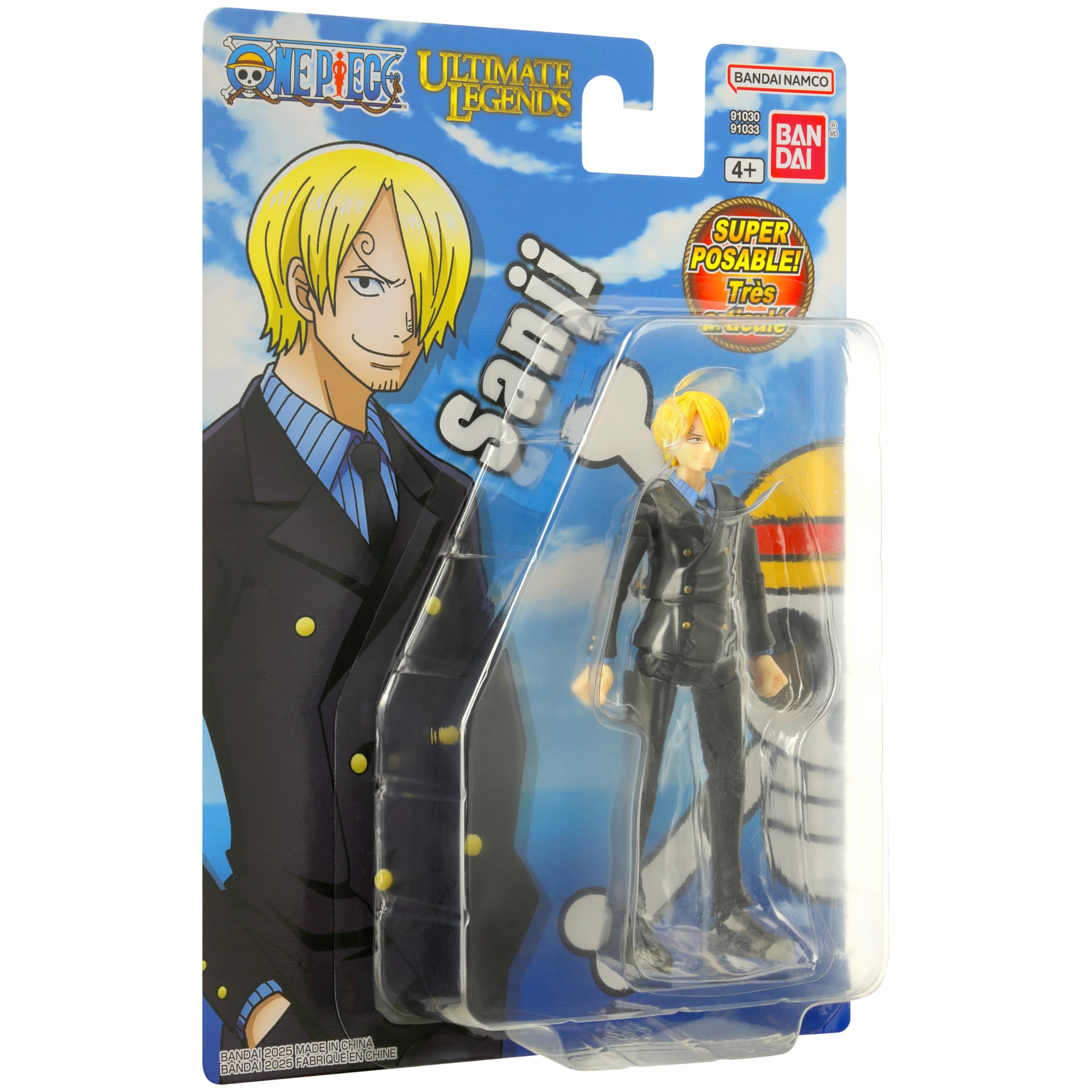 Ultimate Legends Sanji compact packaging supports easy shipping.