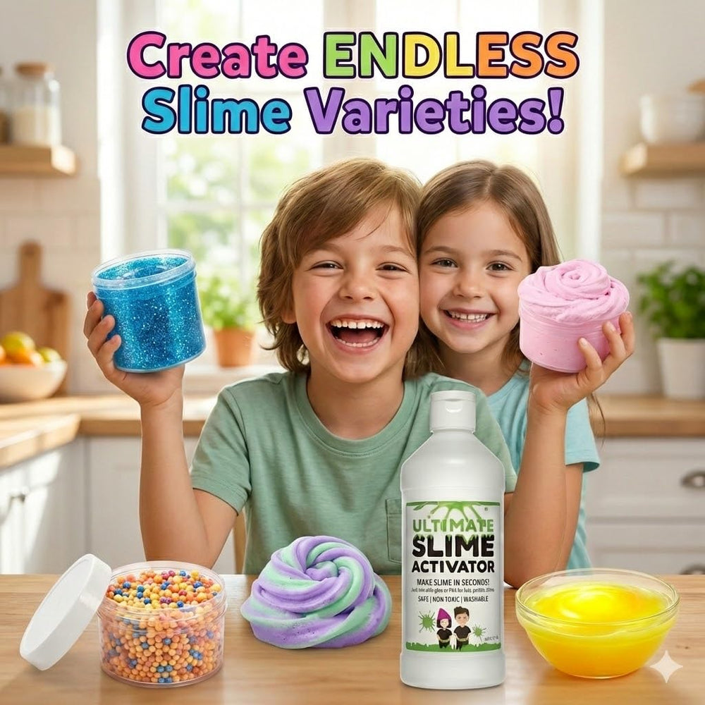 Ultimate Science at-home learning slime activator supports hands-on science