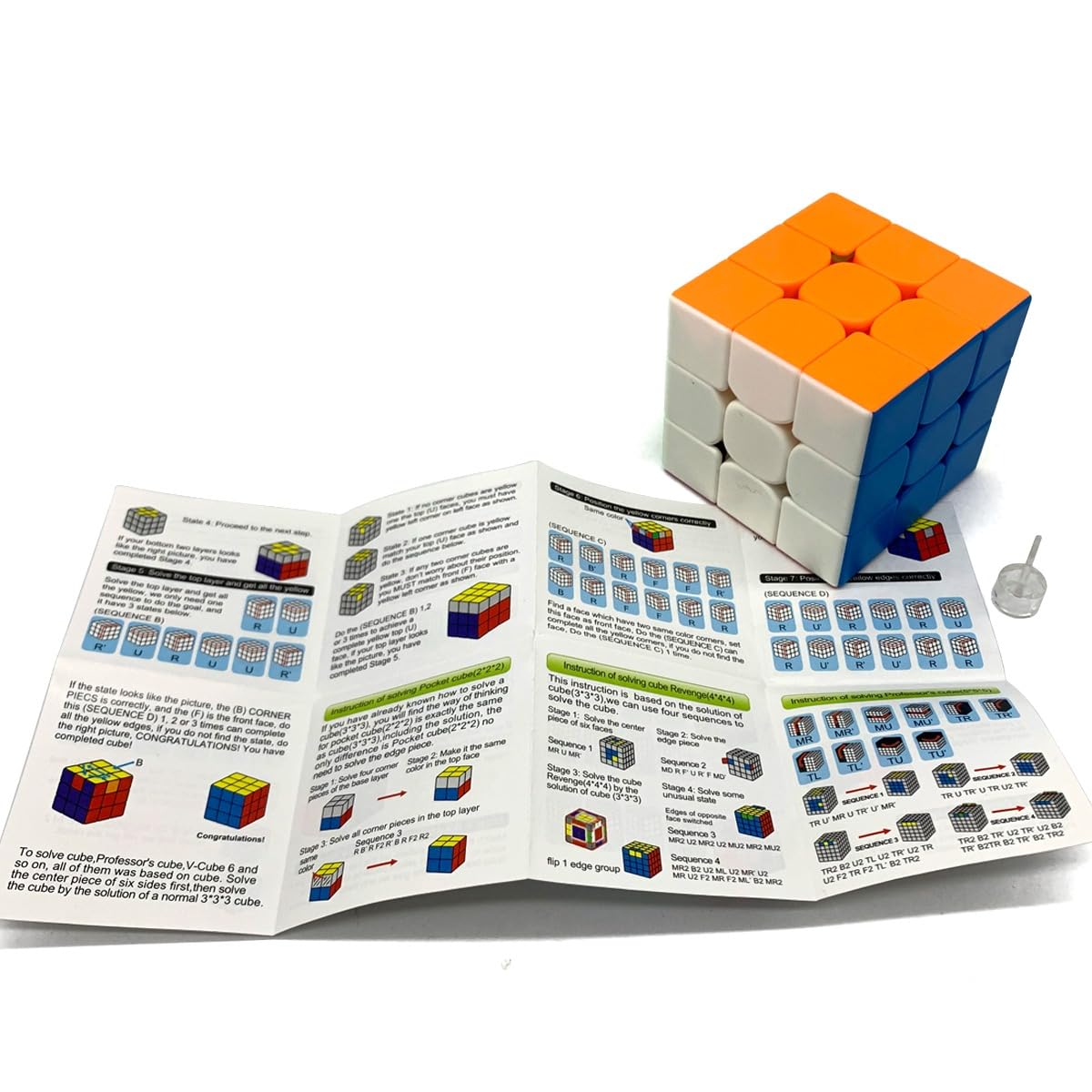 Ultimate Speed Cube anti-stick groove supports smooth rotation under pressure.