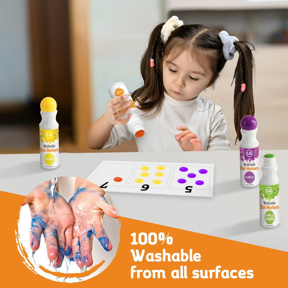 Ultimate Stationery bingo dabbers with large tips brighten toddler crafts.