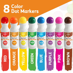 Ultimate Stationery color-rich dot art projects ideal for home or classroom.