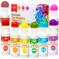 Ultimate Stationery dot markers box helps kids create colorful art projects.