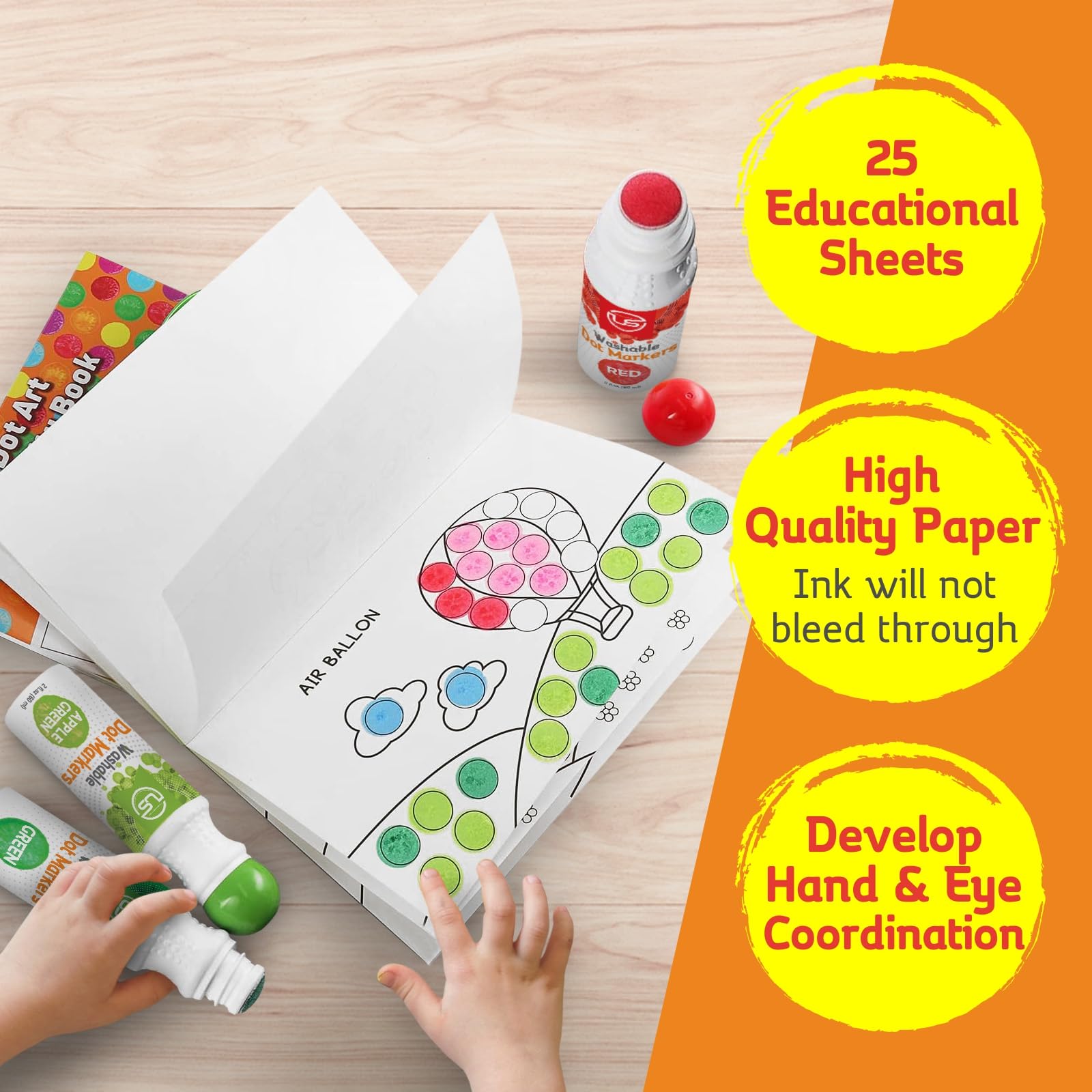 Ultimate Stationery toddler art crafts kit provides 12 colors for creative play.