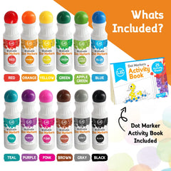 Ultimate Stationery washable bingo daubers offer bright pigments and easy cleanup for kids.