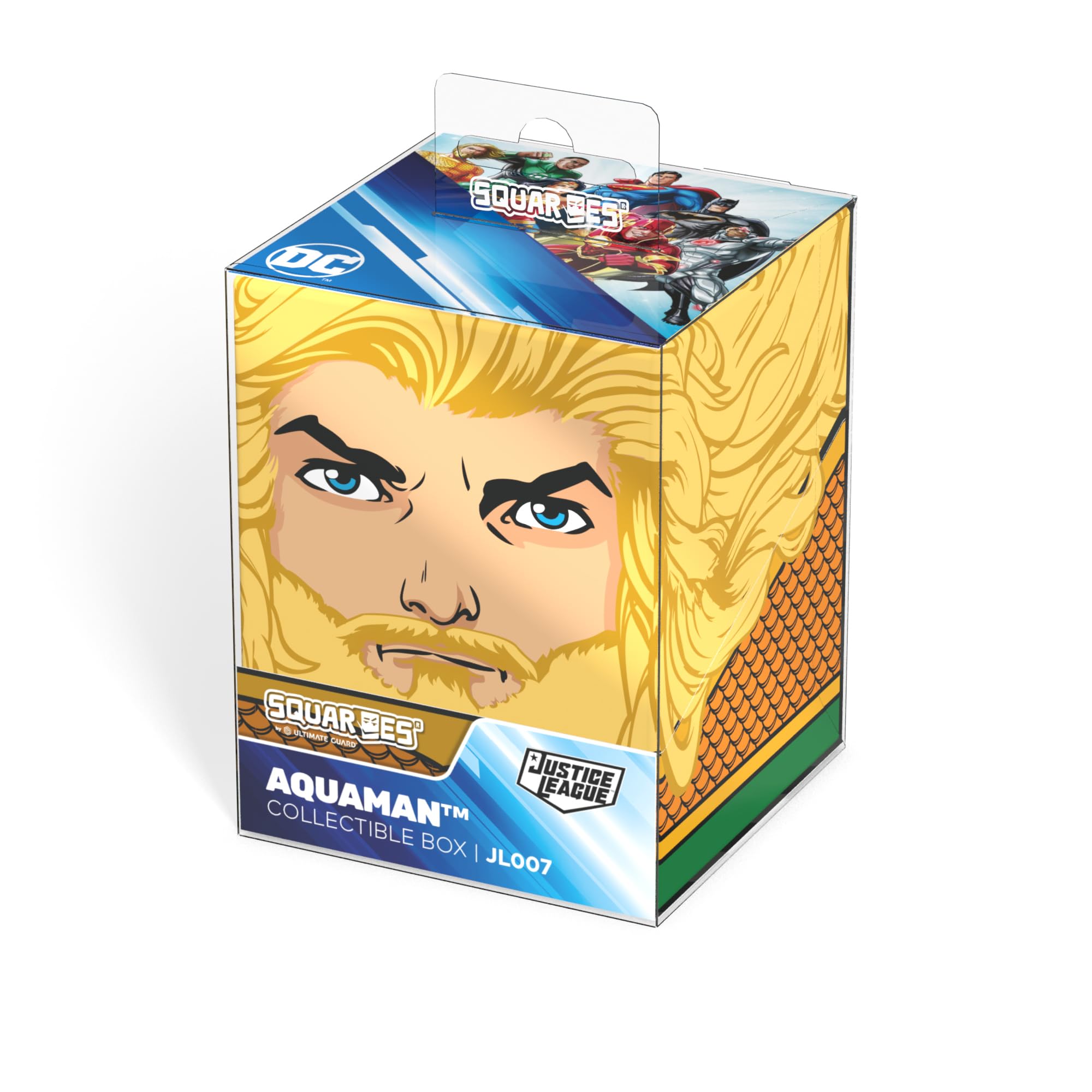 Ultimate Guard Squaroes Boulder100+ Aquaman official DC license artwork.