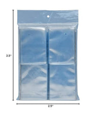 Ultra PRO 2.5 x 3.5 inch sleeves holding standard-sized cards for easy sorting.