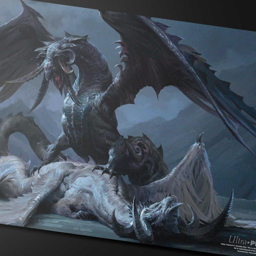 Ultra Pro playmat measures 24x13.5 inches for gameplay and desk use.