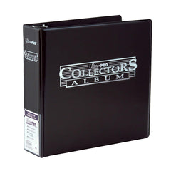Ultra Pro 3in Black Collectors Album cover with foil detail highlights premium display
