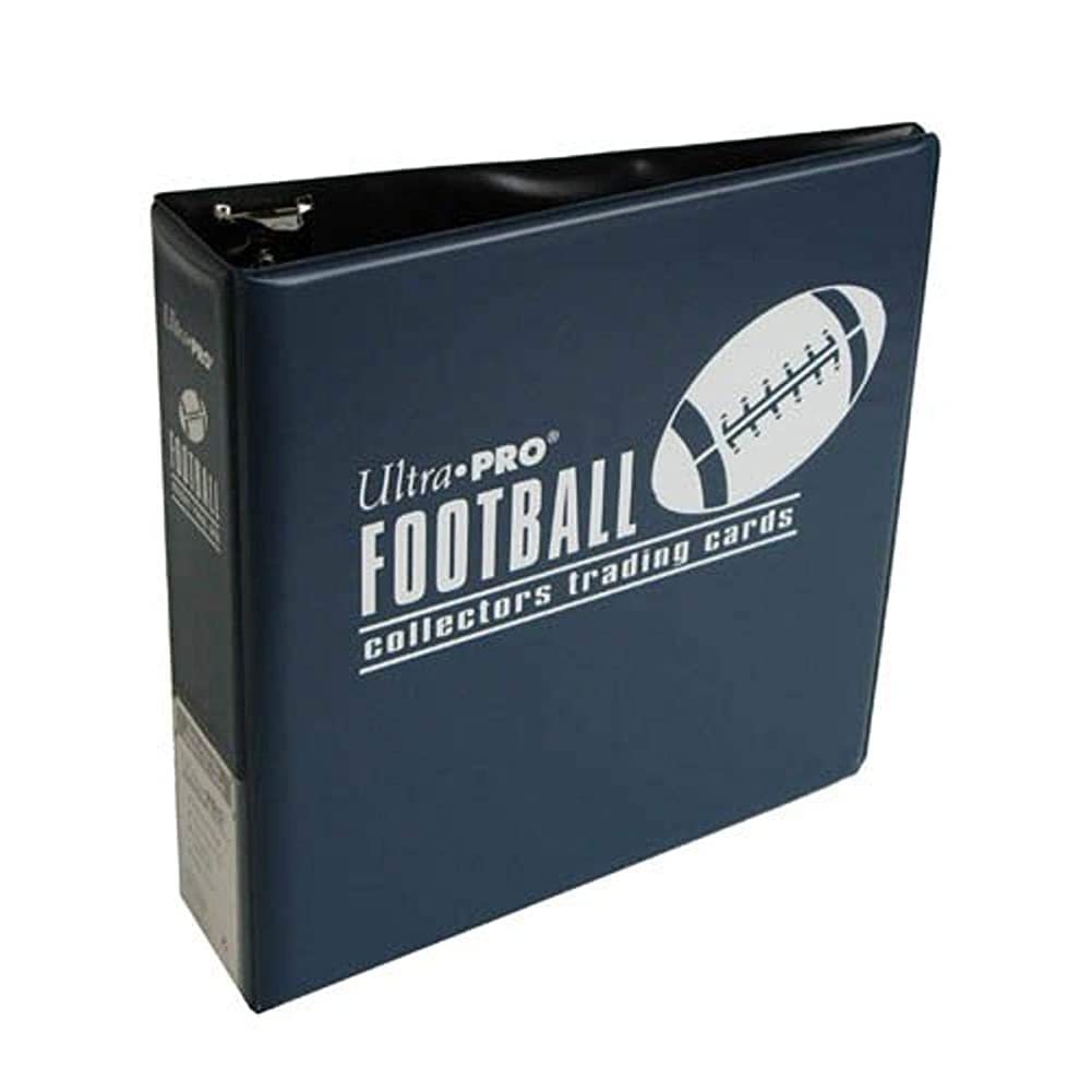 Ultra Pro 3-inch blue football album cover with football foil for stylish protection