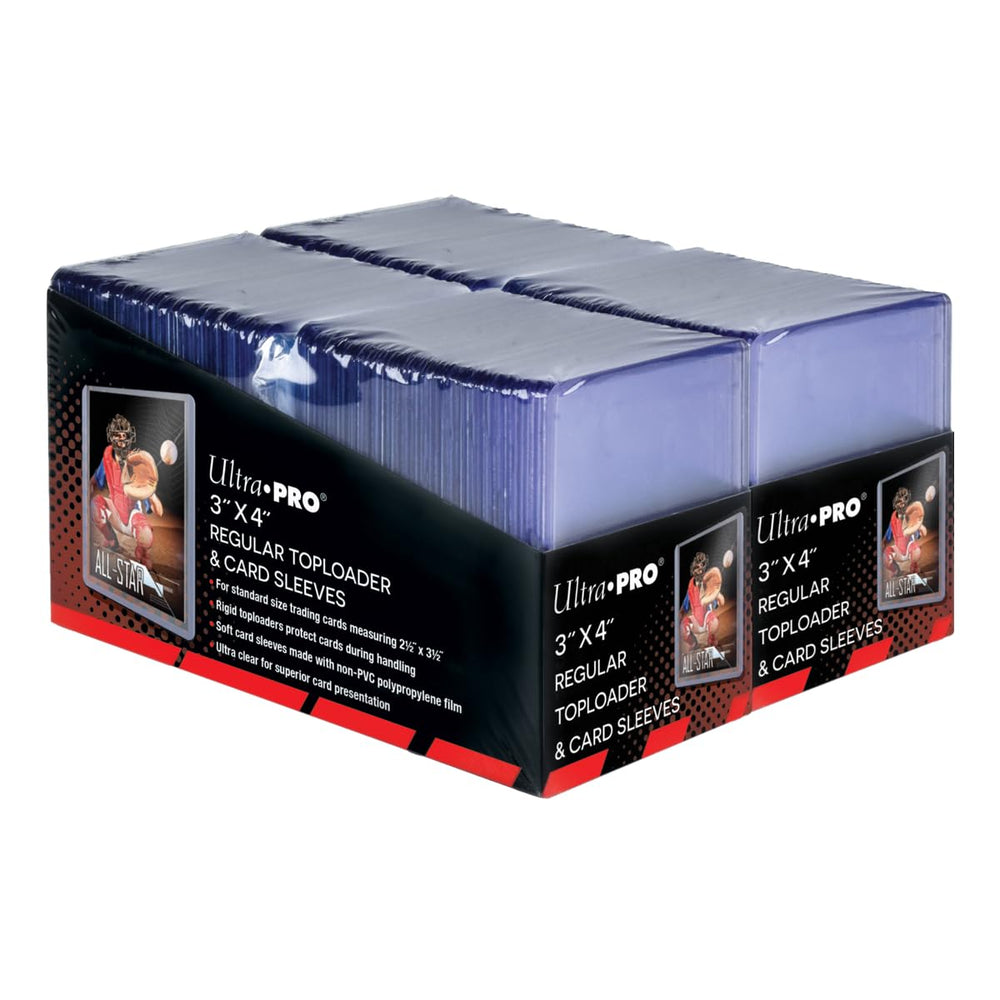 Ultra PRO 3x4 toploader front view protecting standard trading cards