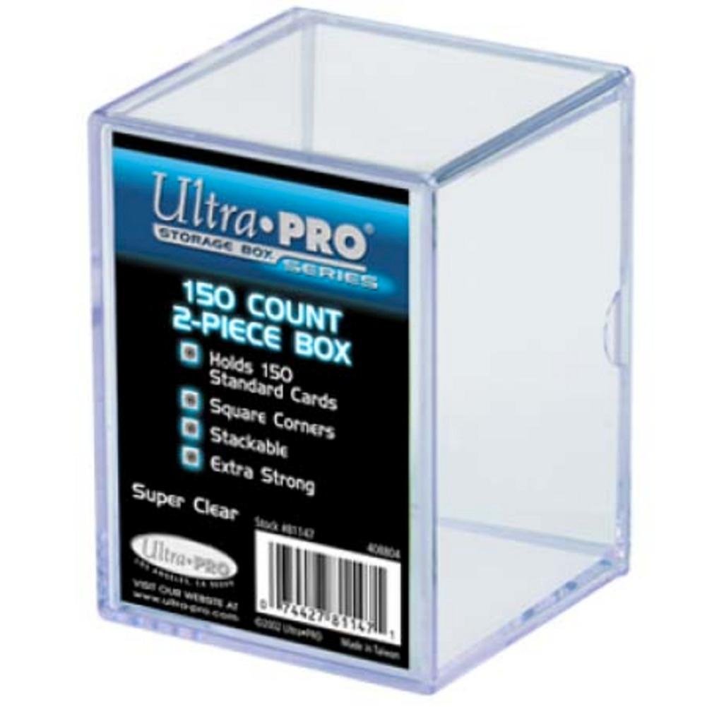Ultra PRO 81147 clear card storage box for secure trading-card storage.