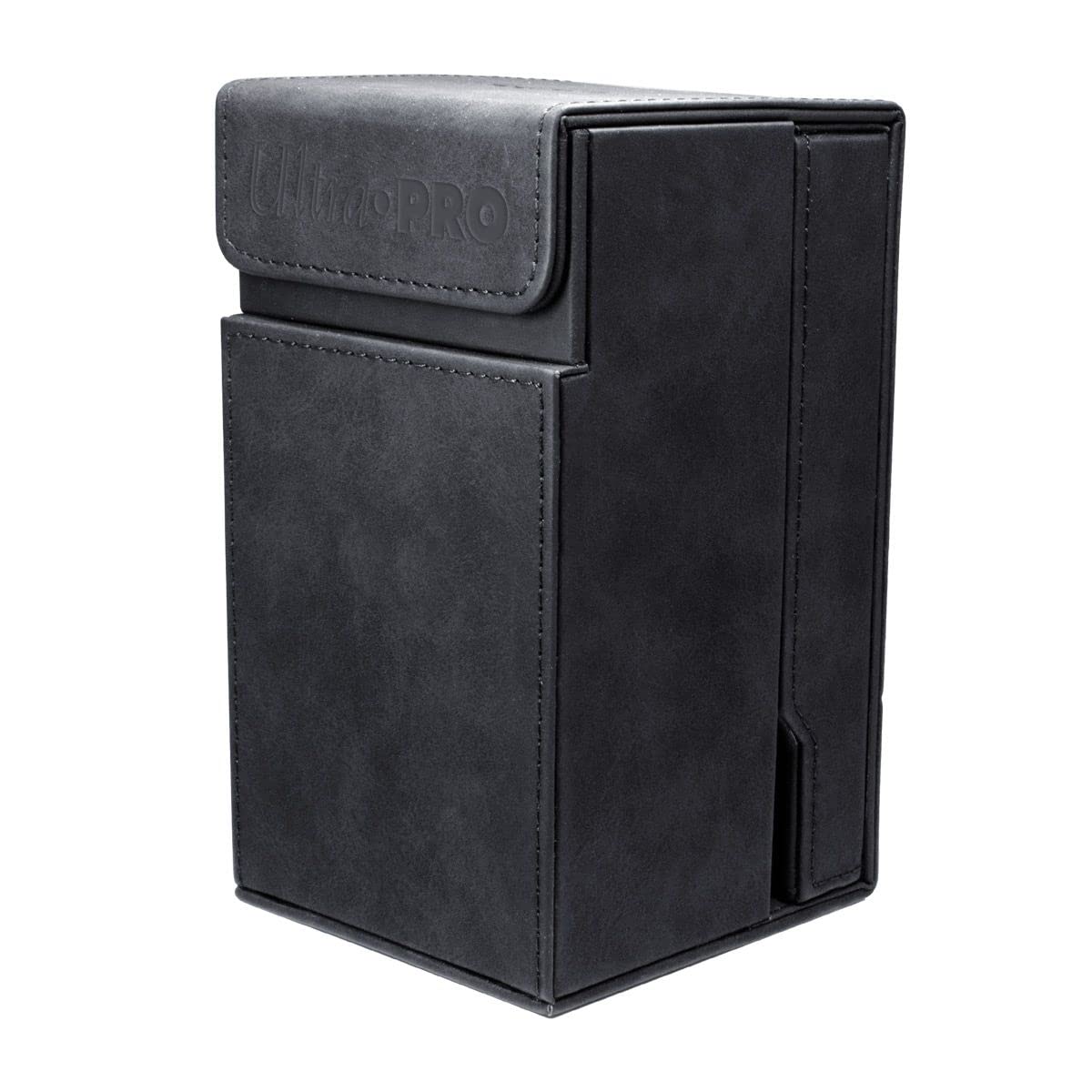 Ultra PRO Alcove Dice Tower exterior in soft suede finish keeps dice secure.