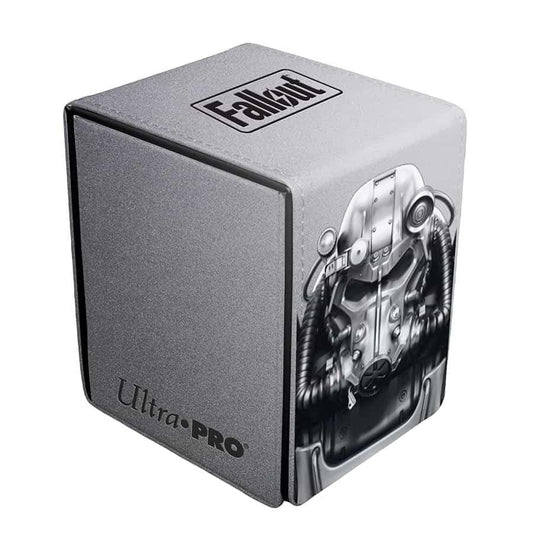 Ultra Pro Alcove Flip deck box demonstrating magnetic closure for secure, portable card storage