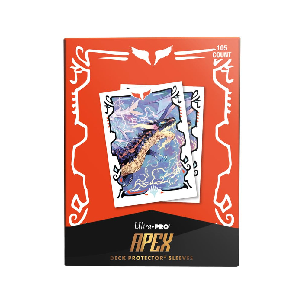 Ultra PRO Apex Tarkir Dragonstorm Neriv sleeve front art protects and shines foil cards.