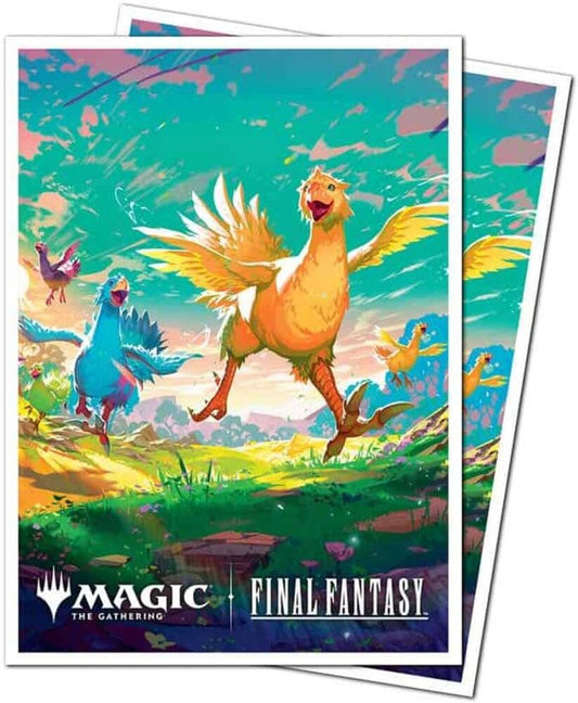 Ultra Pro Apex MTG Chocobo front gloss sleeve for foil shine