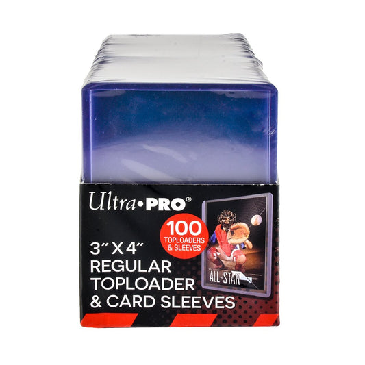 Ultra PRO archival-safe sleeves shielding card surfaces during play and handling.