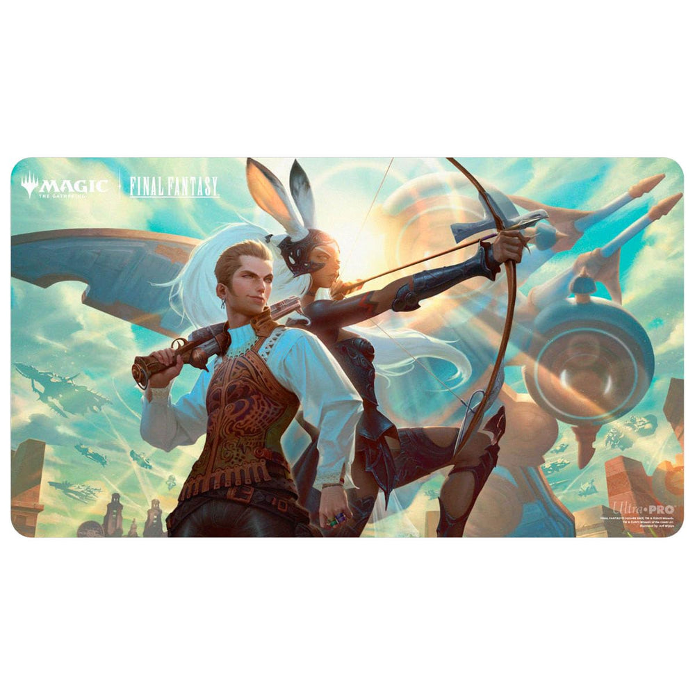 Ultra PRO Baltheir-Fran playmat art enhances MTG sessions with collectible Final Fantasy visuals