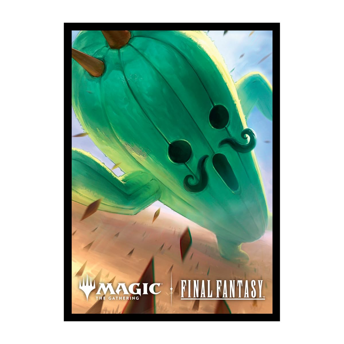 Ultra PRO Cactuar artwork by Jason Kiantoro enhances deck aesthetics.