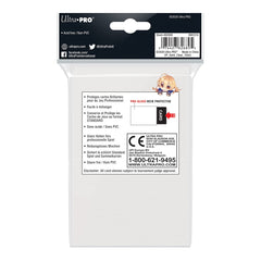 Ultra Pro clear standard-size sleeves shown with 66x91mm cards.