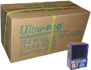 Ultra Pro clear top loaders 3x4 inch pack protects standard-size cards during storage