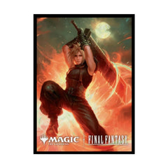 Ultra Pro Cloud Midgar Mercenary art sleeves protect cards while showcasing iconic Final Fantasy visuals.