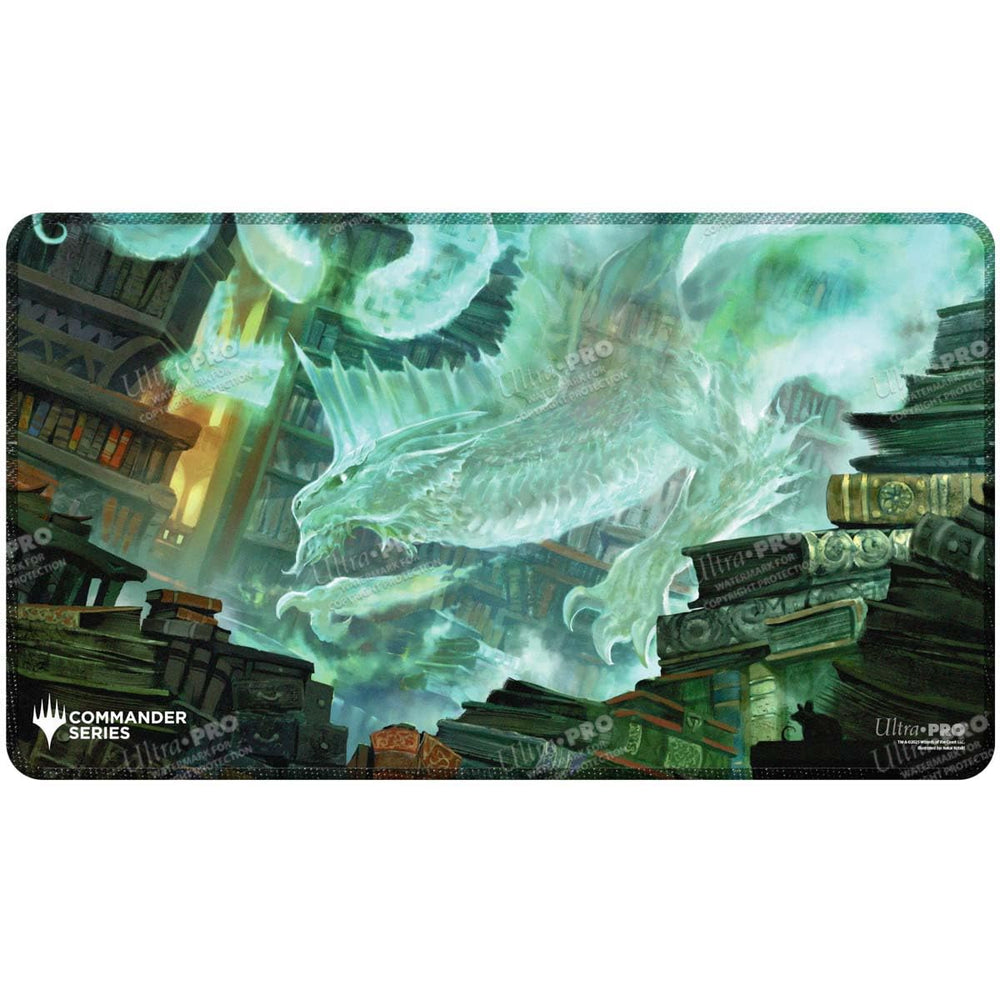 Ultra PRO Commander Series playmat laid flat for smooth play surface.