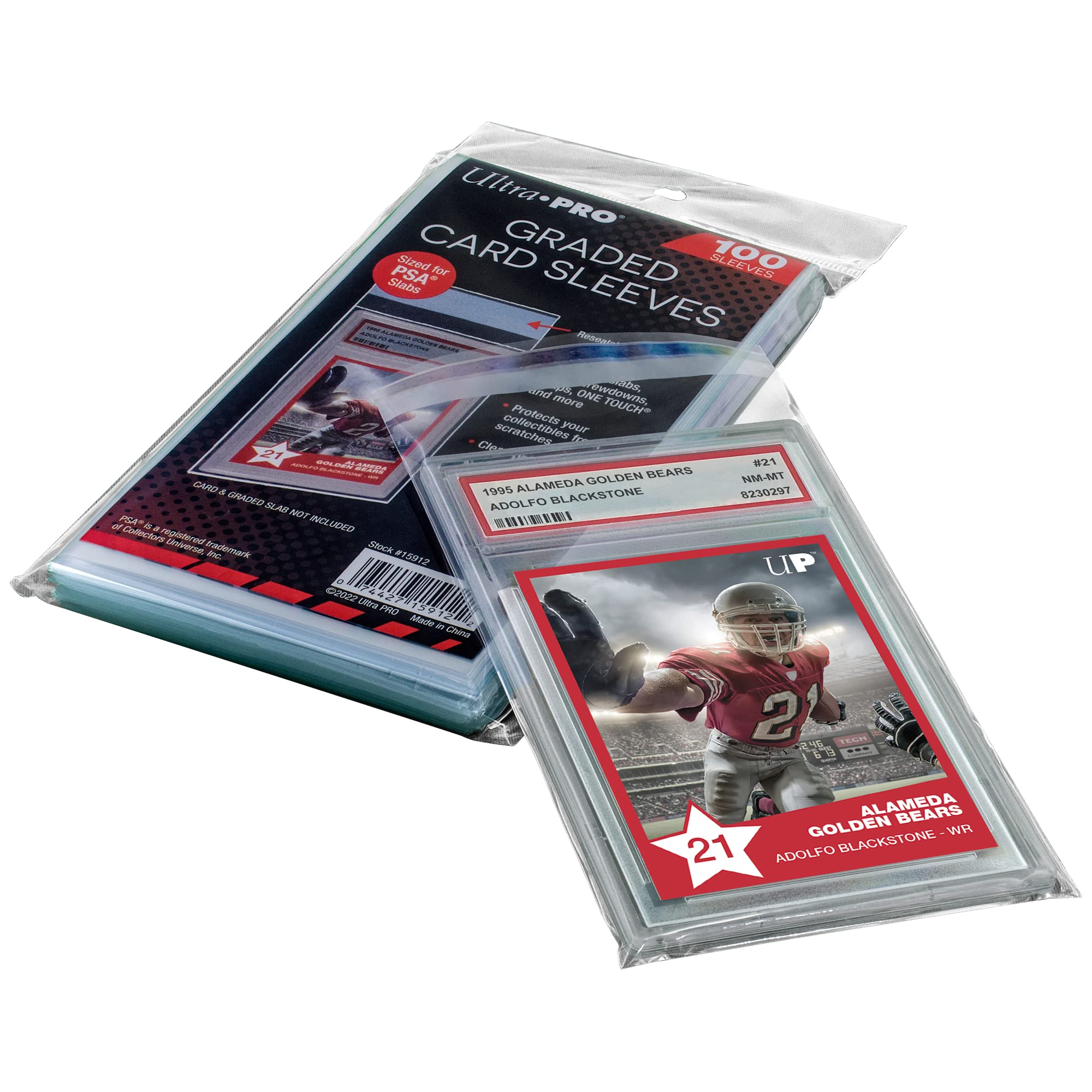 Ultra PRO crystal-clear sleeves showcase cards while guarding against scratches.