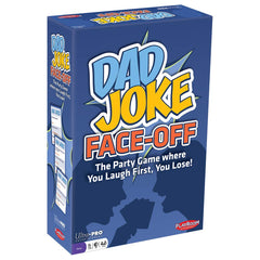 Ultra Pro Dad Joke Face-Off deck with 600 jokes, ideal for lively family game nights.
