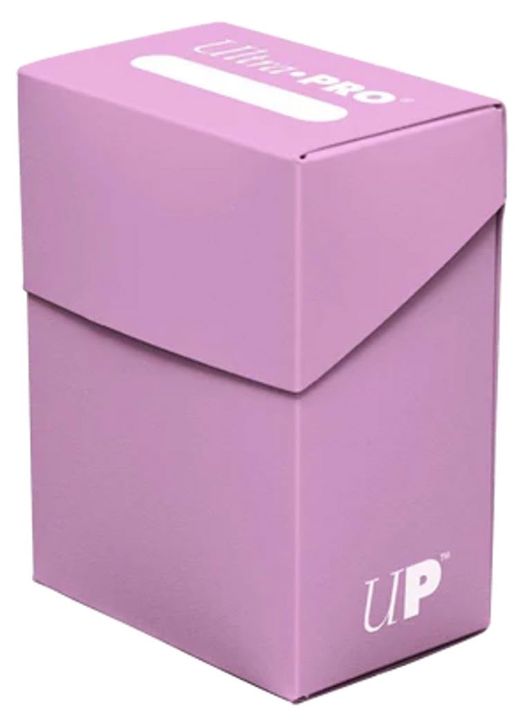 Ultra PRO 80-count pink deck box open for easy access and transport