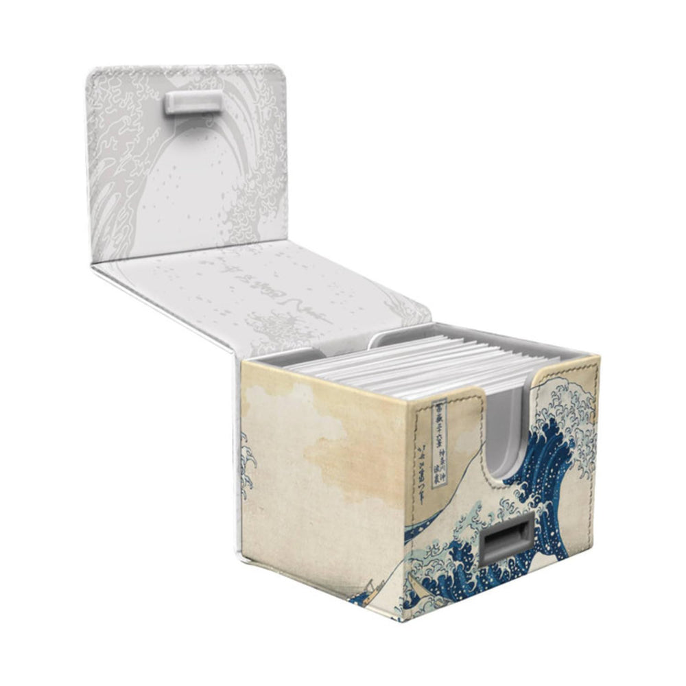 Ultra Pro Alcove Edge deck box featuring The Great Wave Off Kanagawa for secure, portable card storage